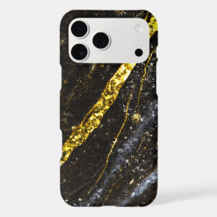 Sparkly line gold black chic abstract bling