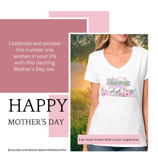 Sparkly Mama Mother's Day T-Shirt (Creator Uploaded)