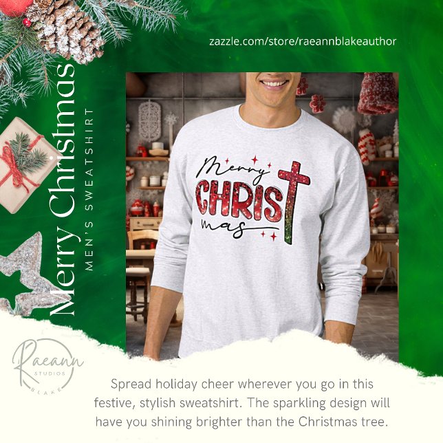 Sparkly Merry ChrisTmas Sweatshirt (Creator Uploaded)