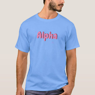 Sparkly Pink Alpha T-Shirt