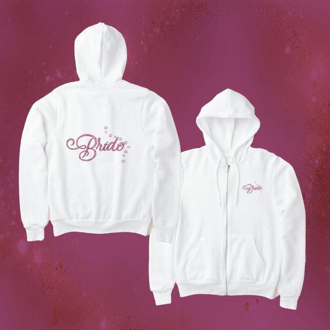Sparkly Pink Bride  Hoodie (Creator Uploaded)