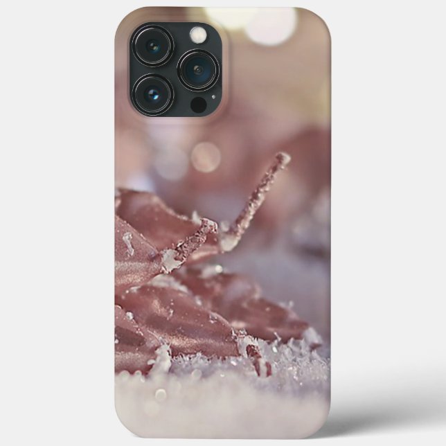 Sparkly Pink Christmas Tree and Christmas Candles Case-Mate iPhone Case (Back)
