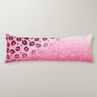 Sparkly Pink Leopard Print Decor For Teen Girls