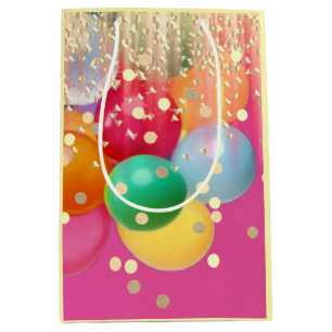 Sparkly Pink Party  Medium Gift Bag