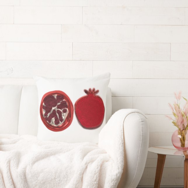 Sparkly pomegranates cushion (Couch)