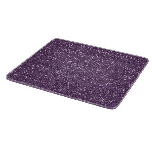 Sparkly Purple & Silver Glitter Cutting Board