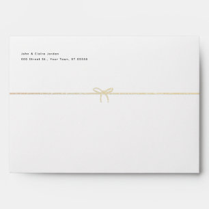 Sparkly Ribbon Envelope