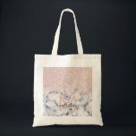 Sparkly Rose Gold Glitter Marble Ombre Tote Bag<br><div class="desc">This elegant and girly pattern is perfect for the modern woman. It features faux printed sparkly rose gold glitter on top of a black and with marble pattern in the style of an ombre gradient. It's trendy, cool, chic, luxe, and stylish. ***IMPORTANT DESIGN NOTE: For any custom design request such...</div>