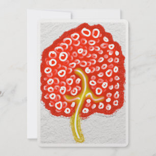 Sparkly Rosh Hashanah ראש השנה apple tree  Holiday Card