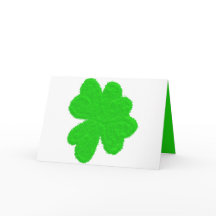 Sparkly shamrock lucky clover St. Patrick's Day