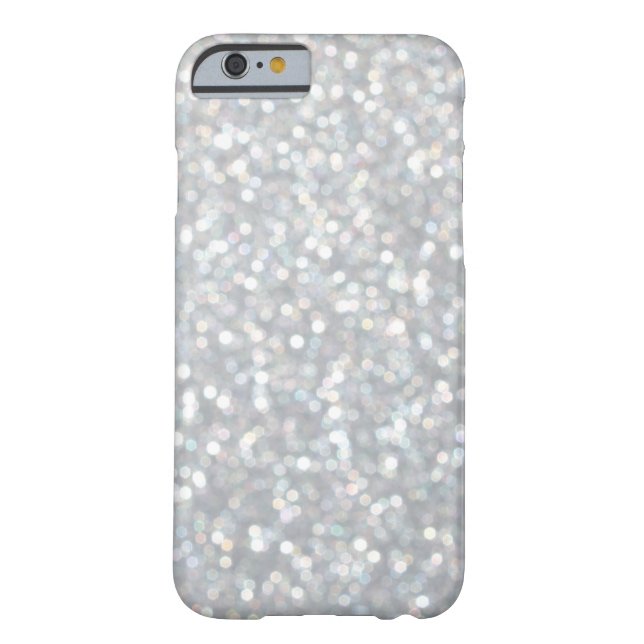 Sparkly Silver iPhone 6 Case (Back)