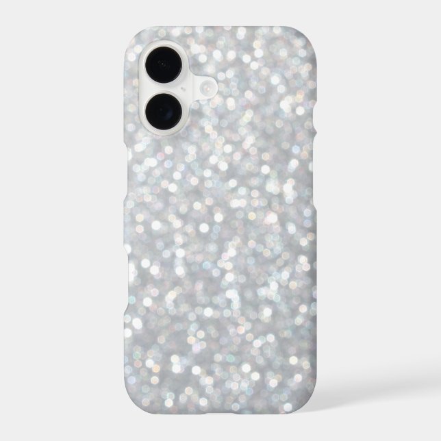 Sparkly Silver iPhone 7 Case (Back)