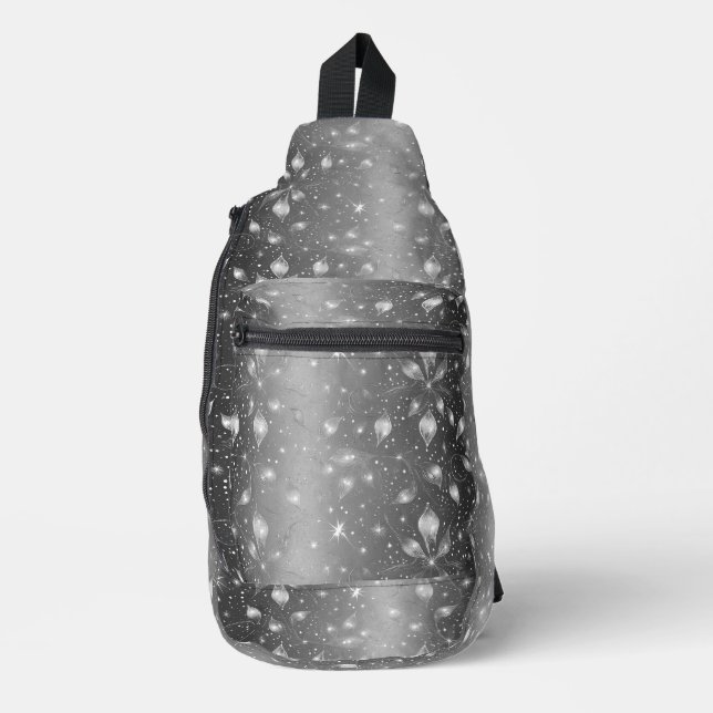 Sparkly Silver Sling Bag (Front)