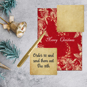 Sparkly Snowflakes Christmas Post-it Notes