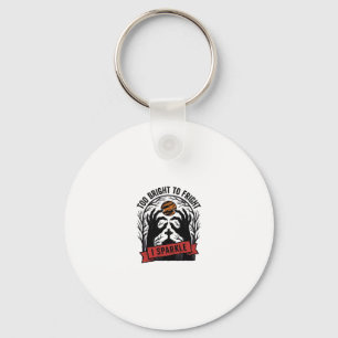 Sparkly Spooky Hands Vintage Halloween Graphic_1 Key Ring