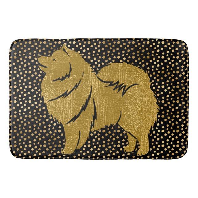 SPARKLY THANG LAPPHUND crate/bath mat  (Front)