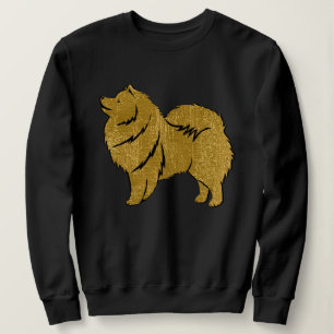 SPARKLY THANG Lapphund faux metallic   Sweatshirt