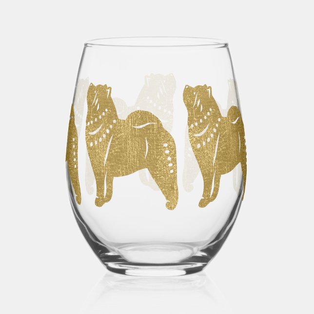 Sparkly Thang SmoothChow Stemless Wine Glass (Back)