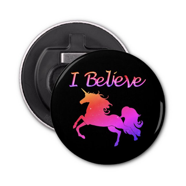 Sparkly Unicorn Bottle Opener (Front)