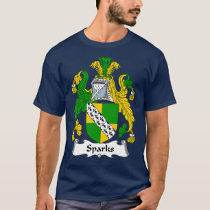 Sparks Coat of Arms  Family Crest T-Shirt