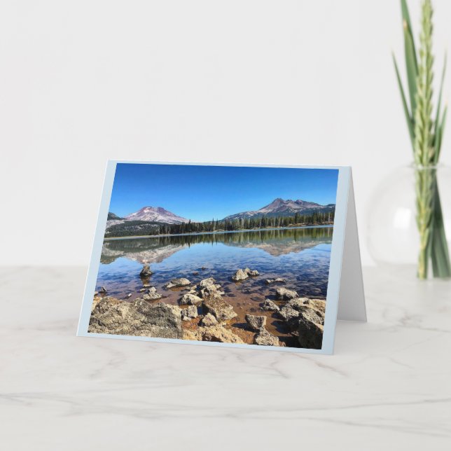 Sparks Lake, Oregon Card (Front)