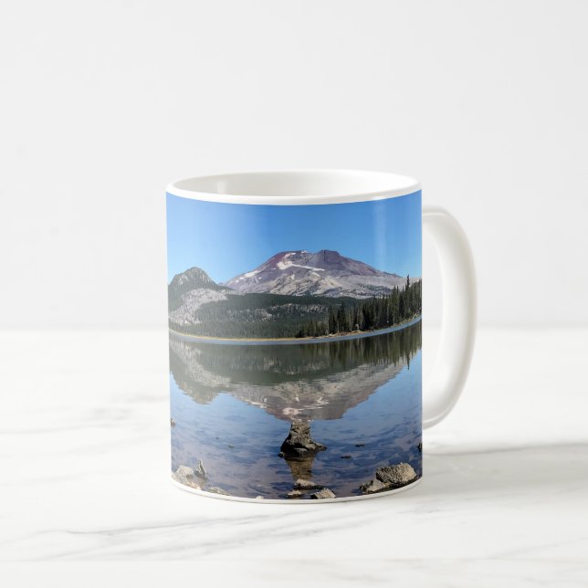 Sparks Lake, Oregon Coffee Mug (Front Right)