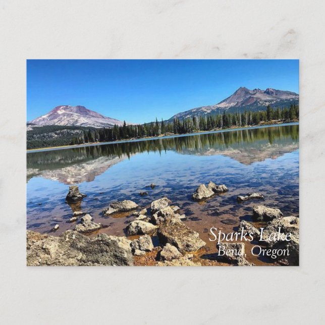 Sparks Lake, Oregon Postcard (Front)