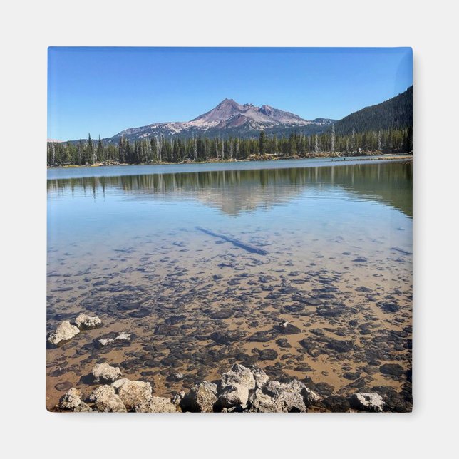 Sparks Lake with View of Broken Top, Oregon Magnet (Front)