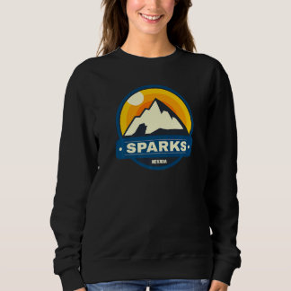 Sparks Nevada Mountains wildlife park city nature Sweatshirt