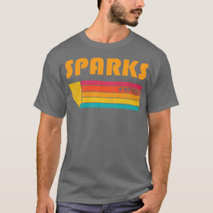 Sparks Nevada Vintage Distressed Souvenir T-Shirt