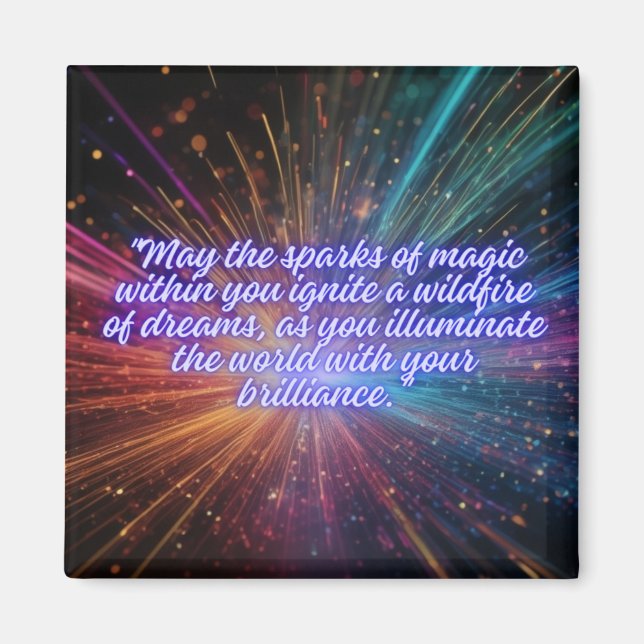Sparks of Magic Magnet (Front)