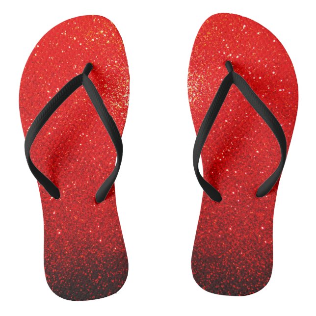Sparks Of Red Jandals (Footbed)