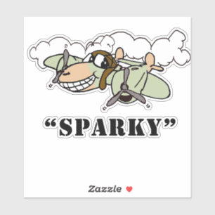 "Sparky" Cartoon P-38 Exclusive Design
