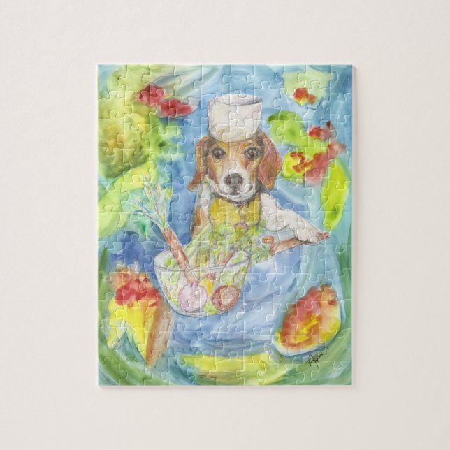 Sparky Dog The Chef puzzle (Vertical)