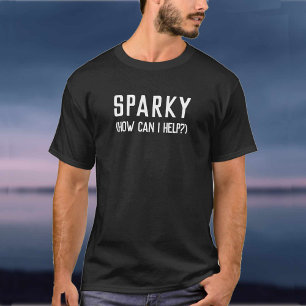 Sparky Electrician - Electrical Company Business T-Shirt