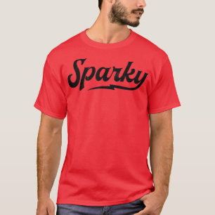 Sparky Electrician Funny Lineman Dad Retro Vintage T-Shirt
