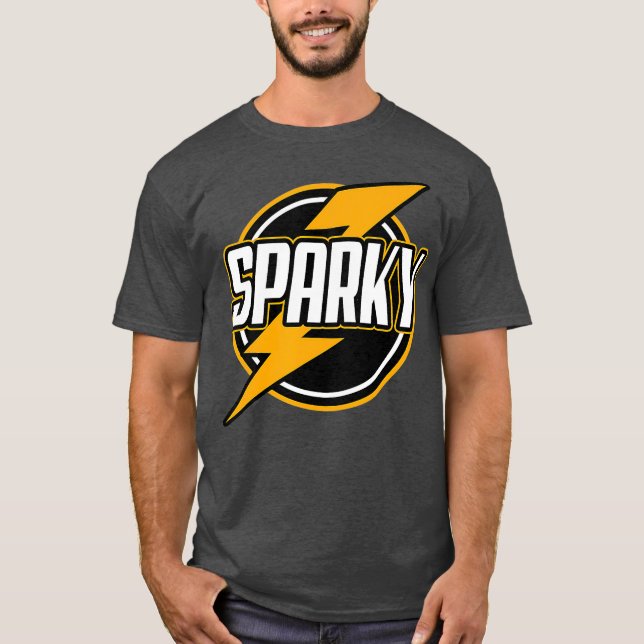 Sparky Electrician T-Shirt (Front)