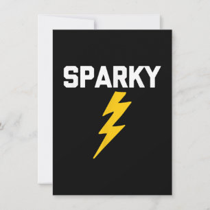 Sparky Funny Saying Sarcastic Novelty Electrician Card