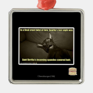 Sparky's last sight metal tree decoration
