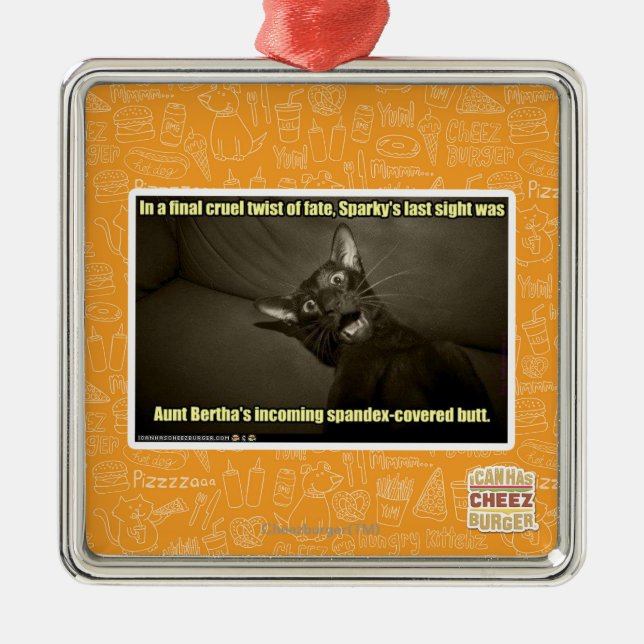 Sparky's last sight metal tree decoration (Front)