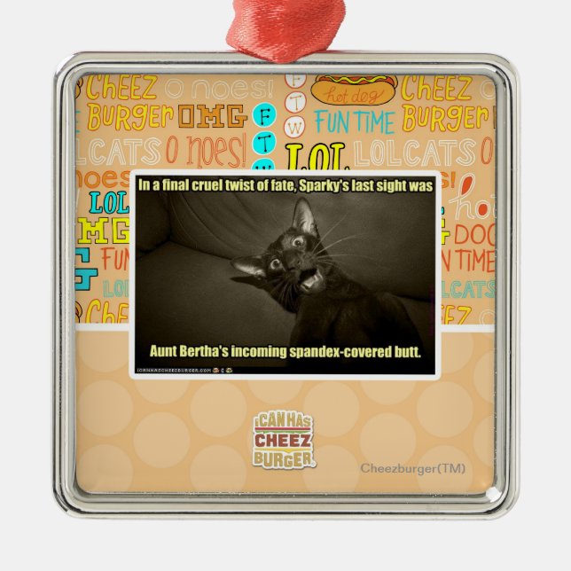 Sparky's last sight metal tree decoration (Front)