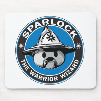 Sparlock the Warrior Wizard Mouse Pad