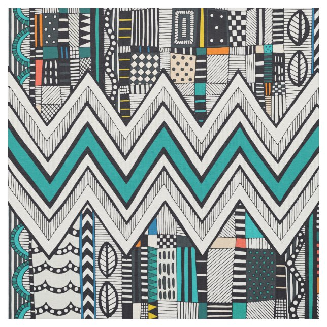 SPARRE teal Fabric (Swatch)