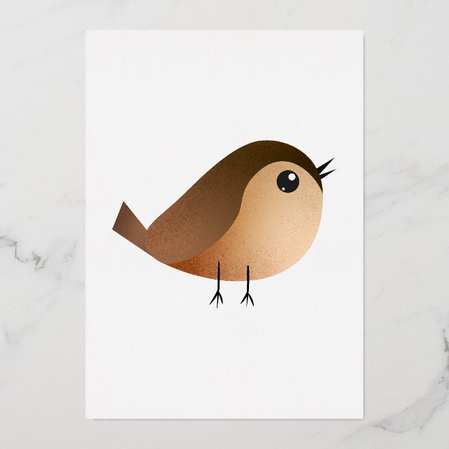 Sparrow Bird Cartoon   (Front)