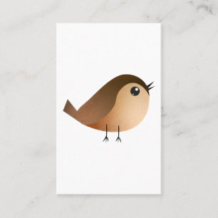Sparrow Bird Cartoon Business Card