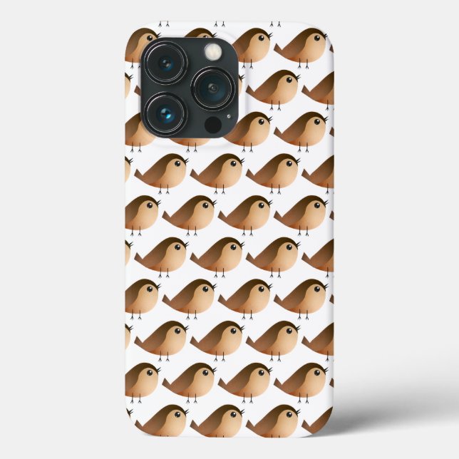 Sparrow Bird Cartoon  Case-Mate iPhone Case (Back)