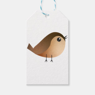 Sparrow Bird Cartoon Gift Tags