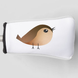 Sparrow Bird Cartoon  Golf Head Cover
