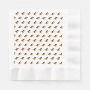 Sparrow Bird Cartoon    Napkin