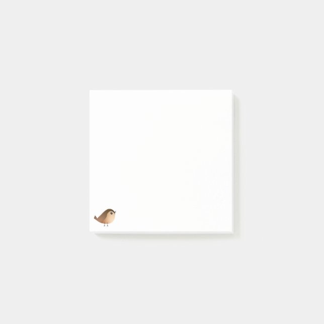 Sparrow Bird Cartoon  Post-it Notes (Front)